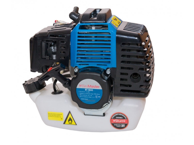 Бензиновий тріммер-кущоріз (3,0 кВт / 4,0 л. з) BauMaster BT-9043, фото 1