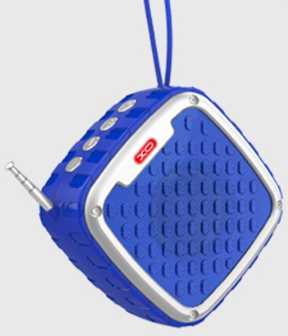 Портативна бездротова Bluetooth колонка XO-F24 |SD-card, Bluetooth, USB, FM, AUX| Синій