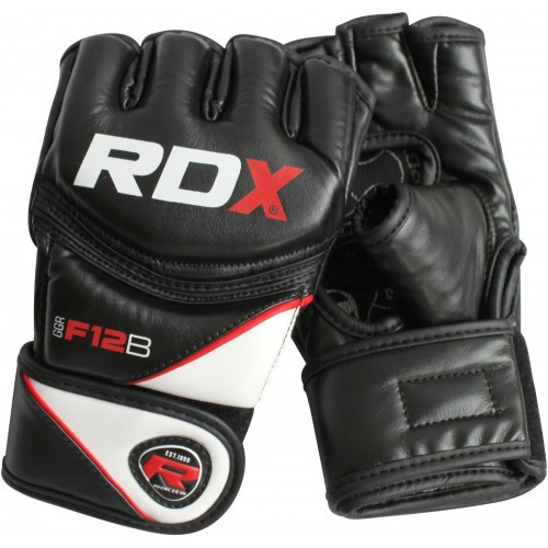 Перчатки ММА RDX Rex Leather Black - фото 4 - id-p299033940