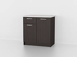 Нижній модуль для кухні MebelProff НМ820-800+ящик, кухонний модуль 800 мм з ящиком (без стільниці) Венге