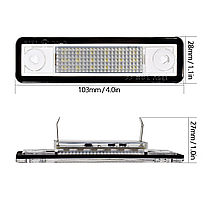 LED підсвітка номера для OPEL (Опель) Astra F/G, Corsa B, Omega A/B, Vectra B, Zafira A, Tiagra A, Signum, фото 3