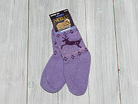 Термо носки soft из мериносовой шерсти сиреневые Небат Nebat 36-39 р.