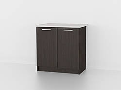 Нижній модуль для кухні MebelProff НМ820-800, кухонний модуль, тумба низ 800мм (без стільниці) Венге