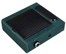 Витяжка манікюрна BQ-858-1 з НЕРА фільтром, 80 Вт. Зелений