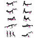 Валік (ролик, ролер) масажний для йоги, фітнесу (спини та ніг) OSPORT (MS 2346), фото 4