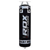 Боксерський мішок RDX Leather Black 1.2 м, 40-50 кг, фото 6