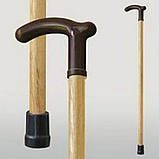Тростина для ходьби (для інвалідів та літніх) опорна з ручкою Мірта народна (514), фото 3