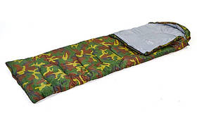 Спальний мішок ковдру з капюшоном кокон камуфляж Zel (SY-4051)
