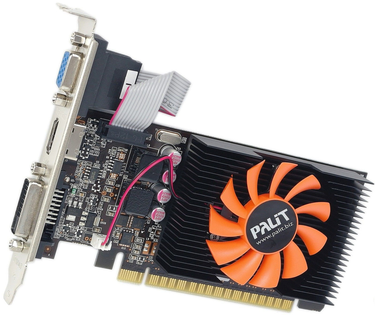 ВІДЕОКАРТА PALIT Pci-E NVidia GeFORCE GT620 на 2 GB DDR3 з HDMI відеовиходом і ГАРАНТІЄЮ ( GT 620 2gb )