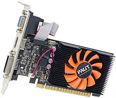 ВІДЕОКАРТА PALIT Pci-E NVidia GeFORCE GT620 на 2 GB DDR3 з HDMI відеовиходом і ГАРАНТІЄЮ ( GT 620 2gb )