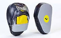 Лапы боксерские гнутые из кожвинила Everlast (BO-5236)