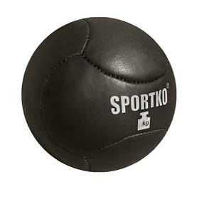 М'яч Медбол зі шкіри Sportko 1 - 2 кг (М'ячКож1-2)