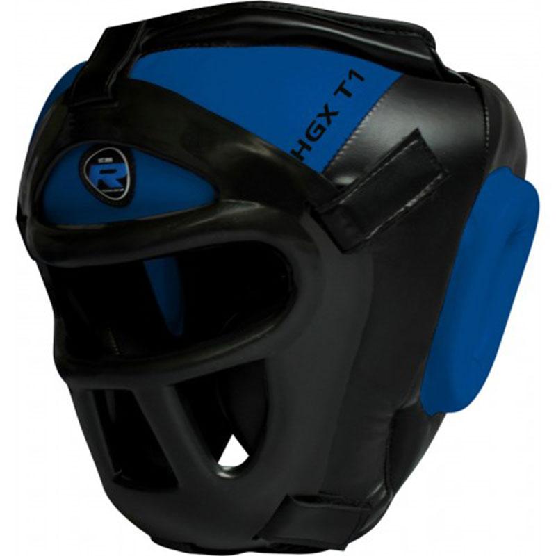 Боксерский шлем тренировочный RDX Guard Blue - фото 1 - id-p335022386