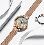 Прикольний жіночий годинник із маленьким циферблатом, Годинник жіночий класичний з ремінцем, фото 4