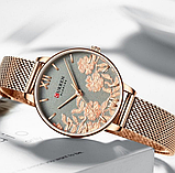 Прикольний жіночий годинник із маленьким циферблатом, Годинник жіночий класичний з ремінцем, фото 7