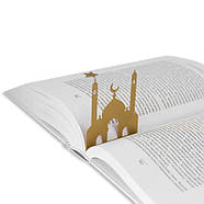 Закладка для книг "Мечеть" (золотий), фото 6
