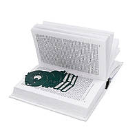 Закладка для книжок "Книжковий черв'як" (зелений), фото 5