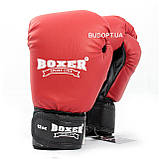 Рукавички боксерські для боксу із кожвінілу Boxer 12 унцій (bx-0034), фото 10