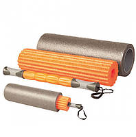 Ролик для йоги 3в1 LiveUp YOGA ROLLER SET