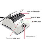 Білий фрезер професійний ZS-710 на 70 Вт. – 50000 об./хв. для манікюру та педикюру, фото 3