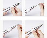 Білий фрезер професійний ZS-710 на 70 Вт. – 50000 об./хв. для манікюру та педикюру, фото 4