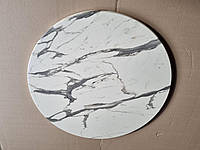 Столешница WERZALIT (Верзалит) круглая, 60 см белый мрамор