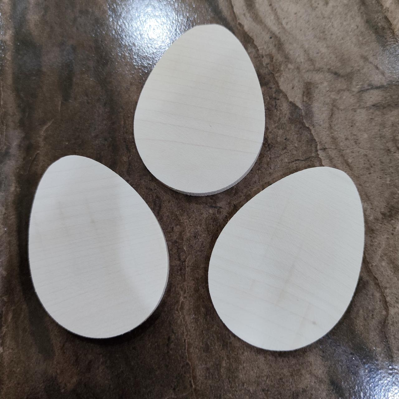 Дерев'яний магніт "Пасхальне яйце" 8*6 см.| заготівля для декупажу| під декорування |для розпису