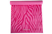 Детский коврик для йоги из ПВХ 153х60х0.3см Gaiam Pink zebra