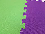 Дитячий ігровий килимок-пазл (мат татамі, ластівчин хвіст) 50см х 50см товщина 10мм OSPORT Lite (FI-0092), фото 5