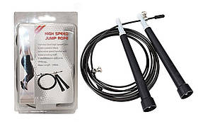 Скакалка зі сталевим тросом швидкісна Zel SPEED ROPE JR7001B