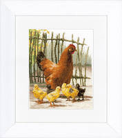 Набор для вышивания Lanarte PN-0144535 Chickens