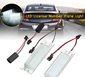 LED підсвітка номера для FIAT (Фиат)  Brava, Bravo, Croma, Grande Punto Van, Linea, Merea, Multipia, Seicento