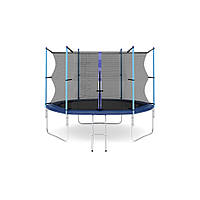 Батут зі сходами Hop-Sport 10FT (305 см) із внутрішньою сіткою