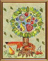 Набор для вышивания бисером и крестом Нова Слобода ННД-3038 Сказочное дерево