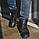 Уггі чоловічі Babylon Україна 41 розмір чорні теплі зимові модні шкіряні хутряні черевики чоловіче взуття зима, фото 5