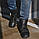 Уггі чоловічі Babylon Україна 39-45 розмір чорні теплі зимові модні черевики шкіра хутро, чоловіче взуття зима, фото 2