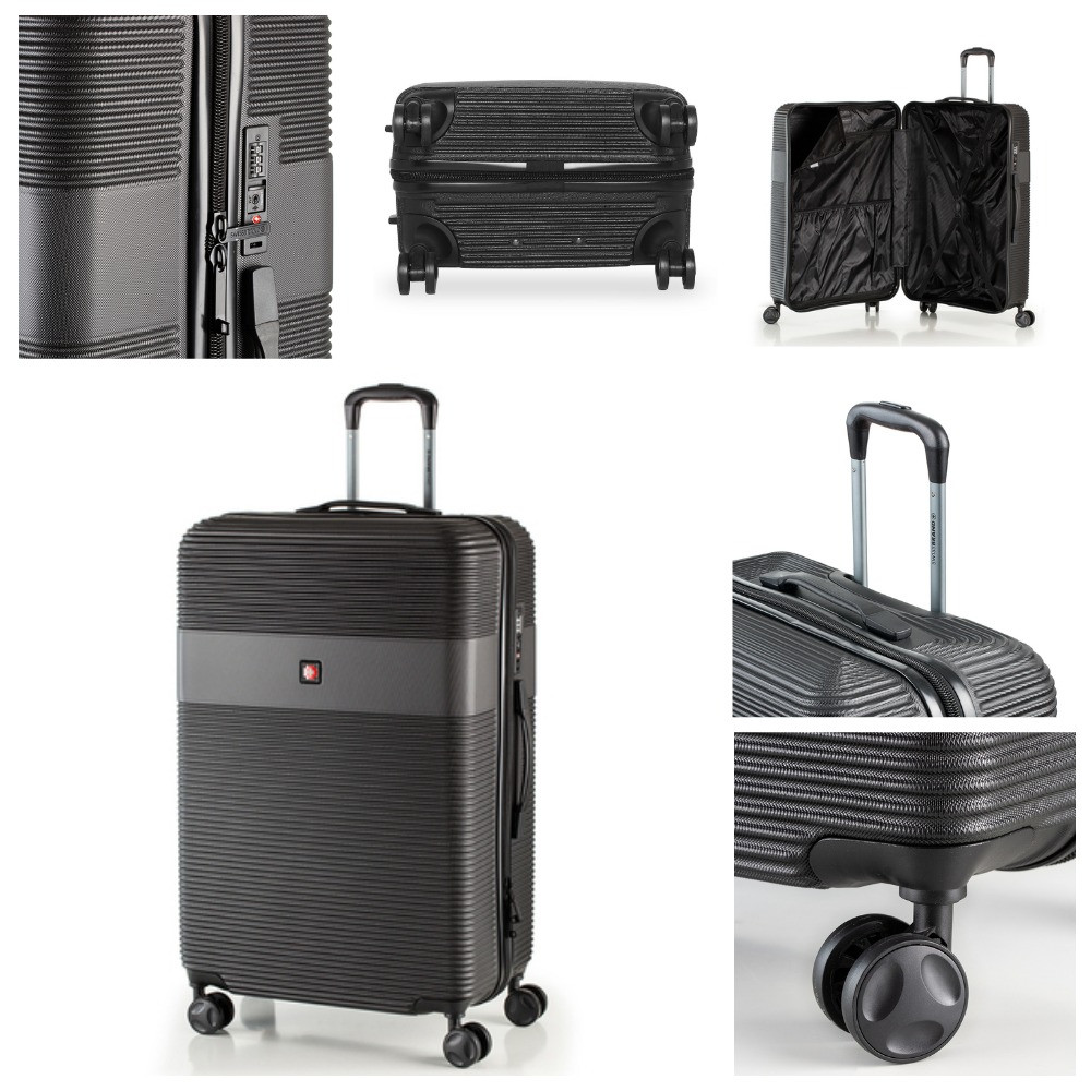Валіза Swissbrand Cairo (M), 65 л (Black)