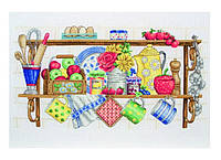 Набор для вышивания Anchor PCE757 The kitchen shelf / Кухонная полка