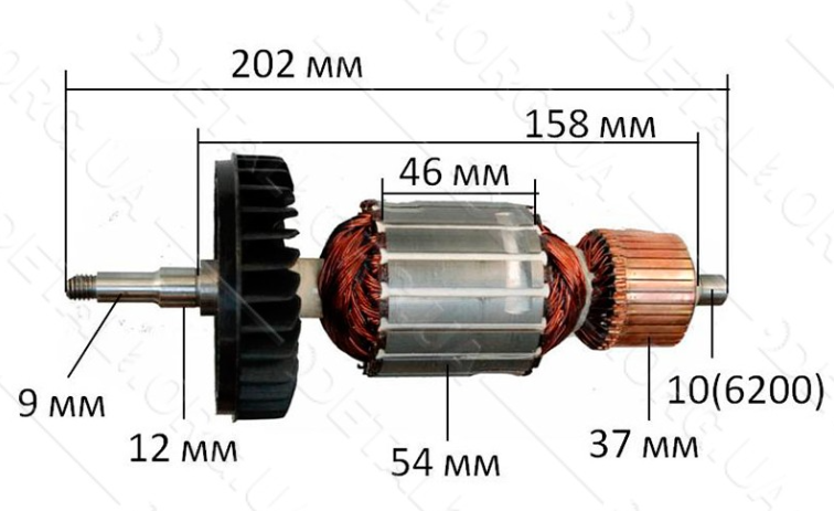 Якір на болгарку Makita GA9020, фото 1