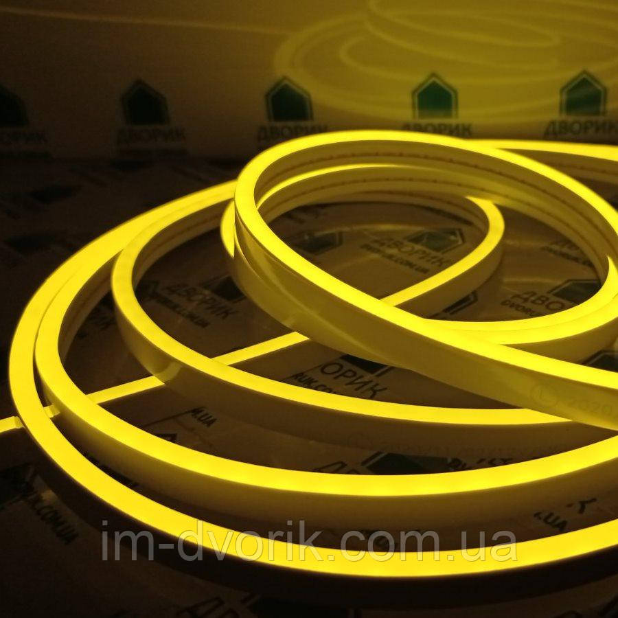 Неон світлодіодний Лимонний 12V 12Вт/m SMD2835 6×12мм IP65 – стильне LED освітлення