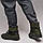 Чоловічі уггі хакі 42 розмір, теплі шкіряні черевики на хутрі, чоловіче взуття осінь зима Babylon Україна, фото 4