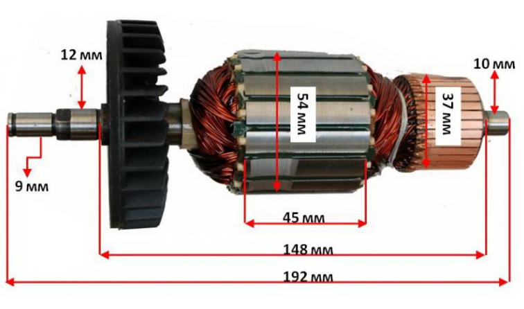 Якір на болгарку Makita GA 9069, фото 1