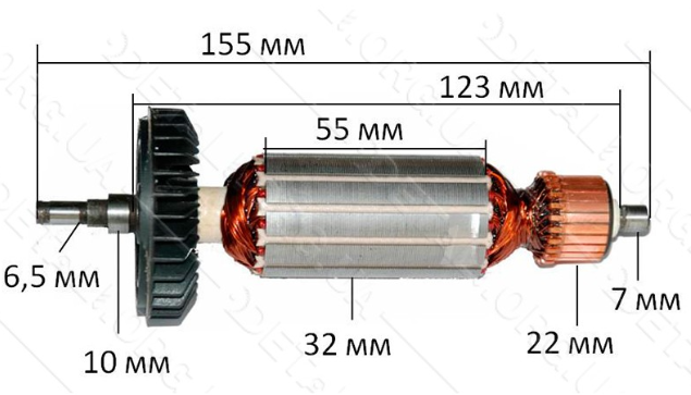 Якір на болгарку Makita GA 9526В, фото 1