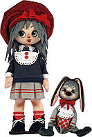 Набор для шитья куклы и мягкой игрушки ZooSapiens К1073 Девочка с зайкой