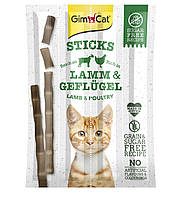 Палочки для кошек GimCat Sticks Lamb and Poultr Ягненок Птица 4 шт