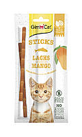 Палочки для кошек GimCat SUPERFOOD Duo-Sticks Лосось Манго 3 шт.