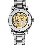 Годинник жіночий металевий, гарний жіночий срібний годинник, фото 3