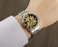 Годинник жіночий металевий, гарний жіночий срібний годинник