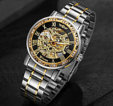 Годинник жіночий металевий, гарний жіночий срібний годинник, фото 7