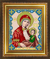 Схема на ткани для вышивания бисером ArtSolo Образ Пресвятой Богородицы Утоли Мои Печали VIA4217